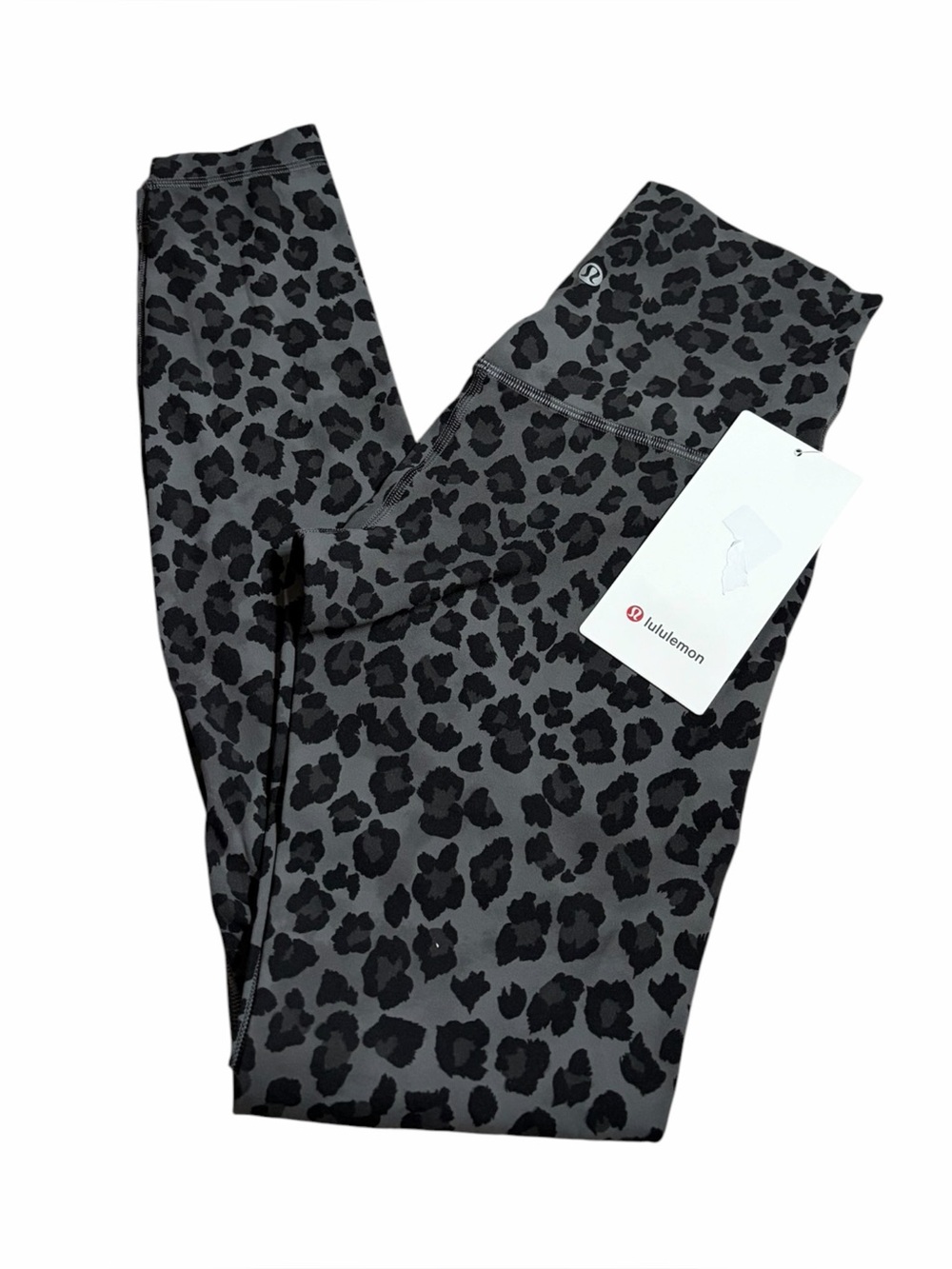 NWT Lululemon Align High-Rise Pant 28” (True Leopard Black Multi) Size 4